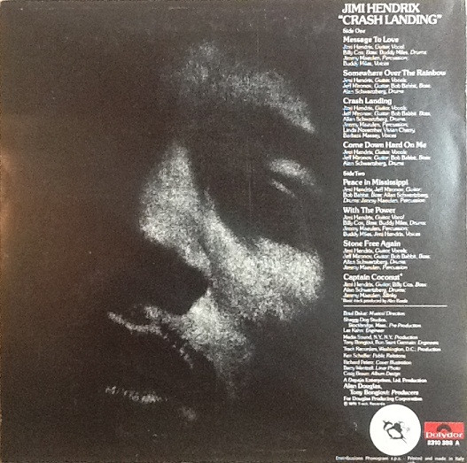 Jimi Hendrix - Crash Landing | Polydor (2310 398 A) - 2