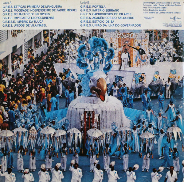 Various - Sambas De Enredo Das Escolas De Samba Do Grupo 1A - Carnaval 85 | Top Tape (503.6024) - 2