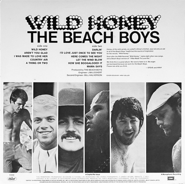 The Beach Boys - Wild Honey | Capitol Records (N-16159) - 2