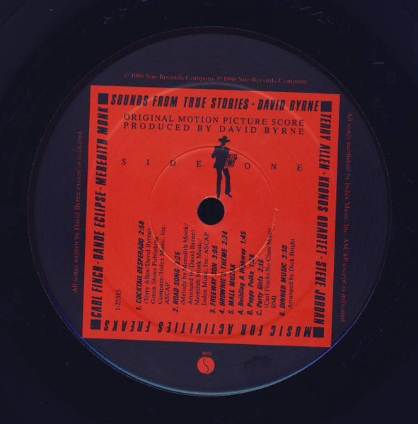 Various - Sounds From True Stories | Sire (9 25515-1) - 3