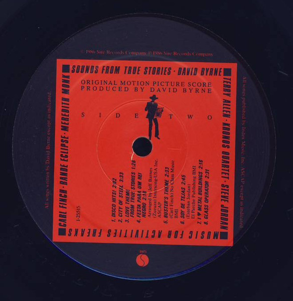 Various - Sounds From True Stories | Sire (9 25515-1) - 4