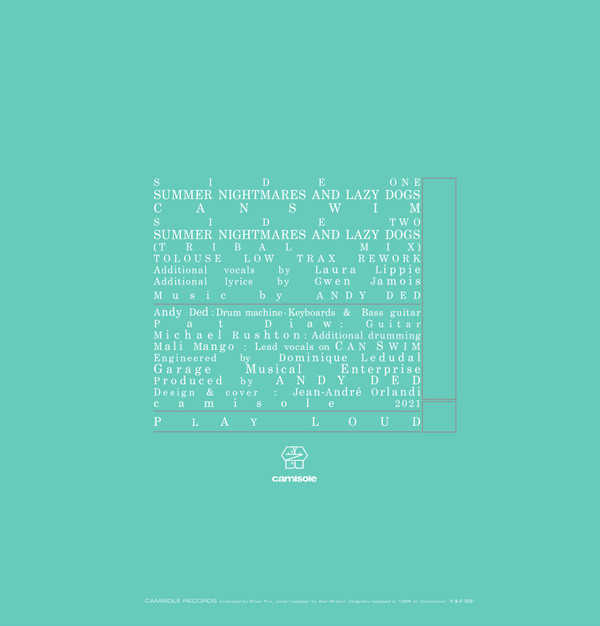 Andy Ded - Summer Nightmares And Lazy Dogs | Camisole Records (CAM021) - 2