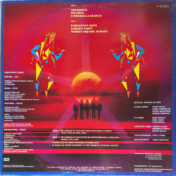 Marillion - Real To Reel | EMI (066 26 0303 1) - 2