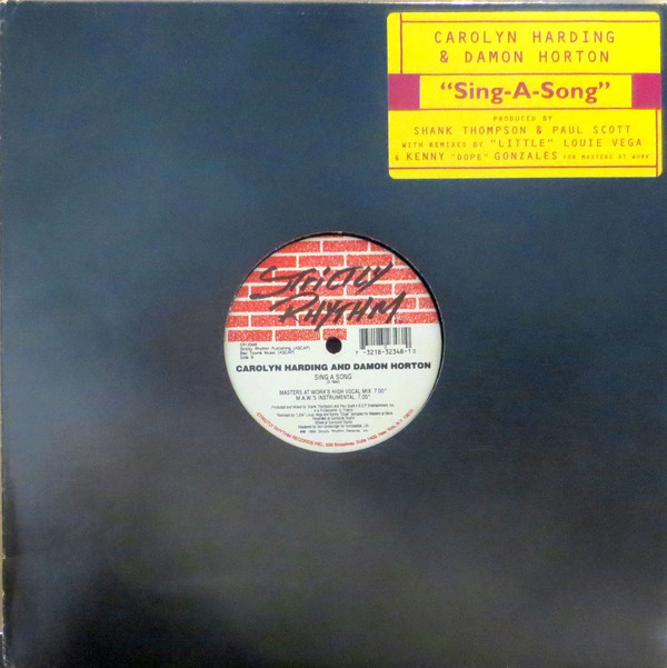 Carolyn Harding & Damon Horton - Sing A Song | Strictly Rhythm (SR12348)