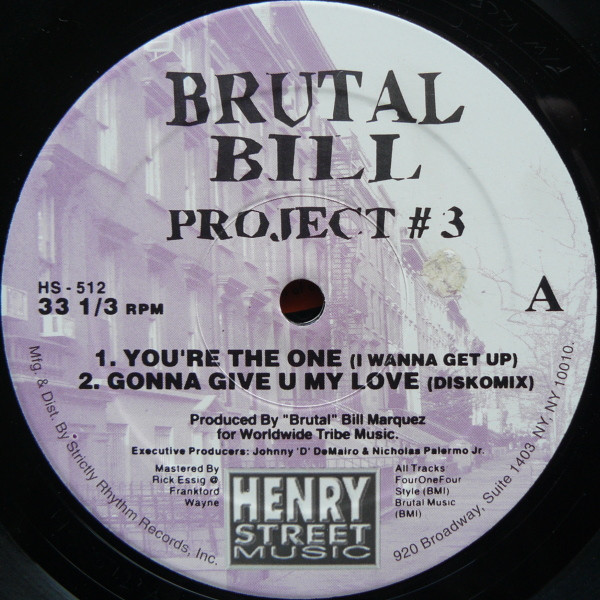 Brutal Bill - Project #3 | Henry Street Music (HS 512) - main
