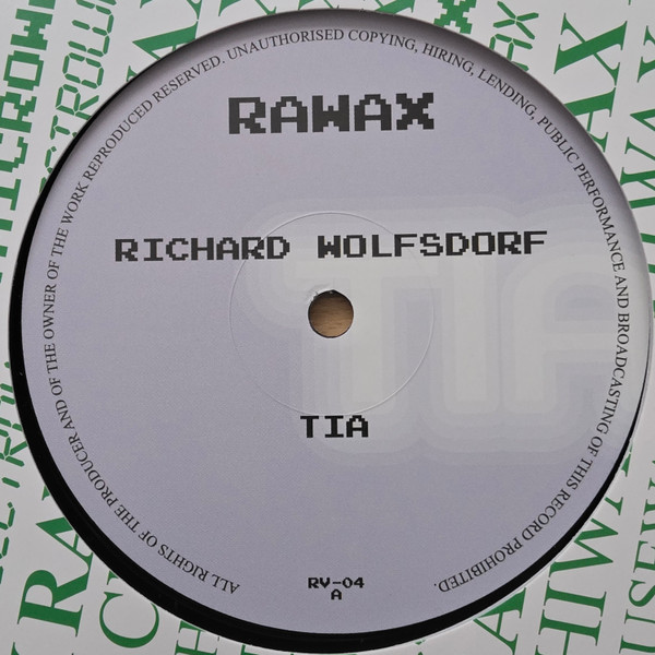Richard Wolfsdorf - Tia | Rawax (RV-04)