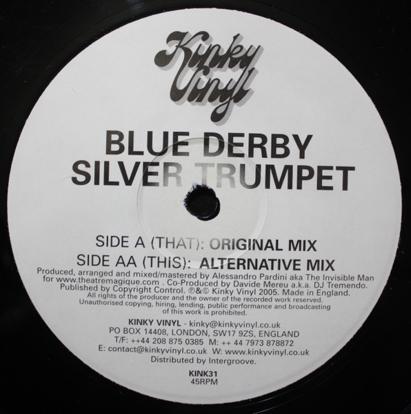 Blue Derby - Silver Trumpet | Kinky Vinyl (KINK 31)
