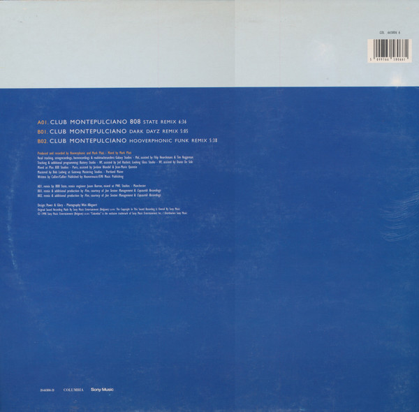 Hooverphonic - Club Montepulciano | Columbia (COL 665806 6) - 2