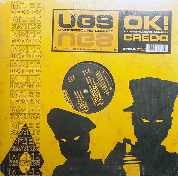 Underground Source - OK! / Credo | MZEE Records (MZEE 073) Underground Source - OK! / Credo | MZEE Records (MZEE 073)