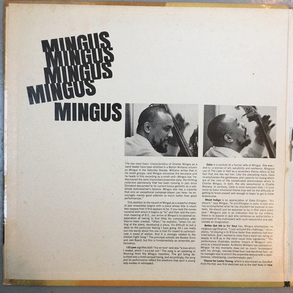 Charles Mingus - Mingus Mingus Mingus Mingus Mingus | Impulse! (A-54) - 2