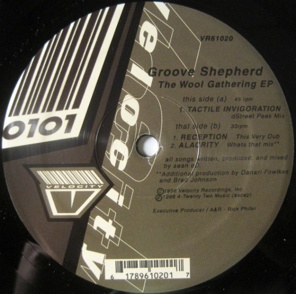 Groove Shepherd - The Woolgathering EP | Velocity Recordings (VR 61020) Groove Shepherd - The Woolgathering EP | Velocity Recordings (VR 61020)