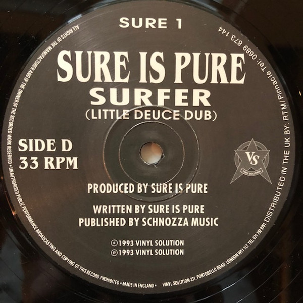 Sure Is Pure - One Drop Of Rain | Vinyl Solution (SURE 1) - 4