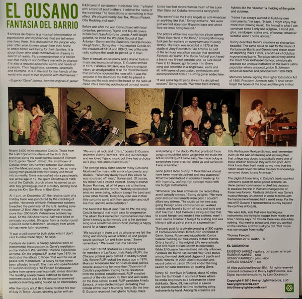 El Gusano - Fantasia Del Barrio | Heavy Light Records (HLR-LP002) - 3 El Gusano - Fantasia Del Barrio | Heavy Light Records (HLR-LP002) - 3
