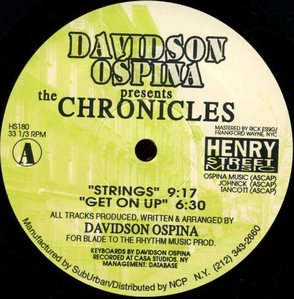 Davidson Ospina - The Chronicles | Henry Street Music (HS180) - main