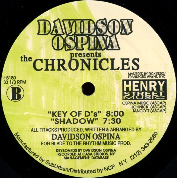 Davidson Ospina - The Chronicles | Henry Street Music (HS180) - 2