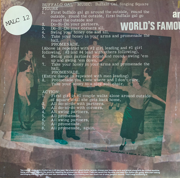 Malcolm McLaren And World's Famous Supreme Team - Buffalo Gals - Special Stereo Scratch Mix | Charisma (MALC 12) - 2