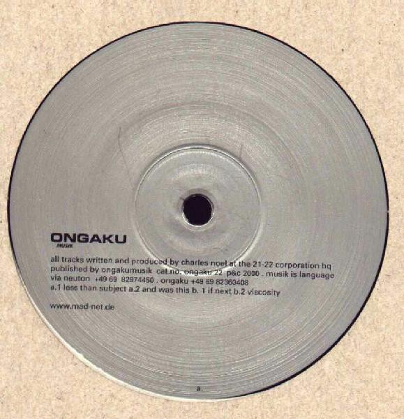 Archetype - Obscure Model EP | Ongaku Musik (ongaku 22) - 2 Archetype - Obscure Model EP | Ongaku Musik (ongaku 22) - 2