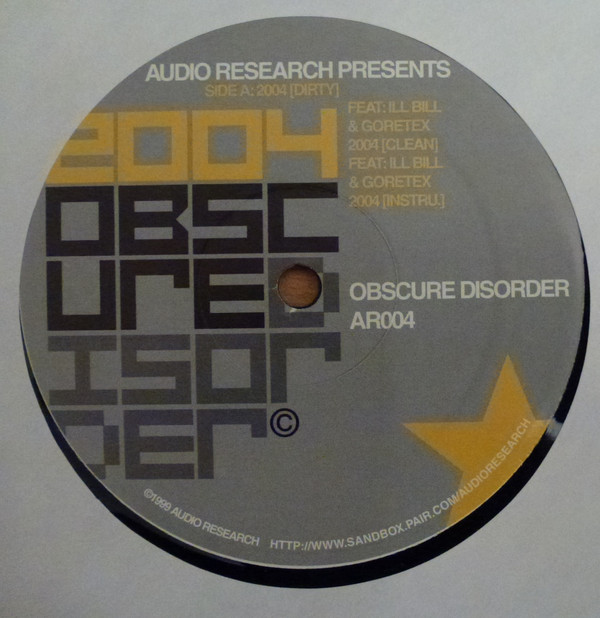 Obscure Disorder - 2004 | Audio Research Records (AR004) - 3