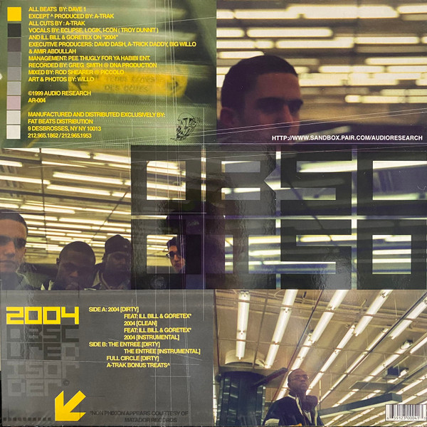 Obscure Disorder - 2004 | Audio Research Records (AR004) - 2