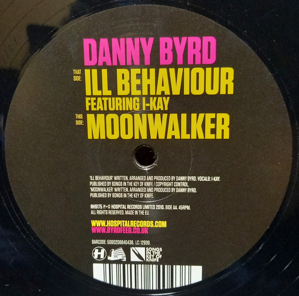Danny Byrd - III Behaviour | Hospital Records (NHS 175) - 2