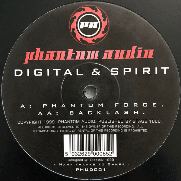 Digital & Spirit - Phantom Force / Backlash | Phantom Audio (PHUD001)