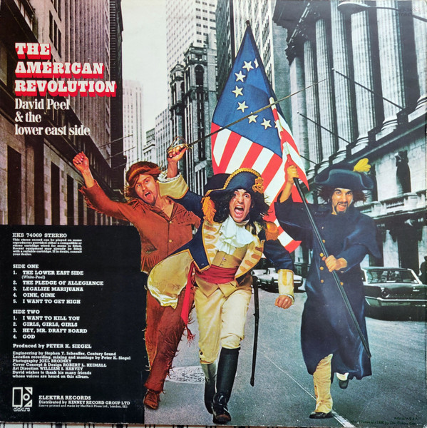 David Peel & The Lower East Side - The American Revolution | Elektra (K 42074) - 2