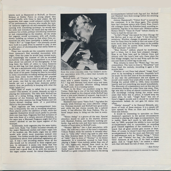 Gene Ammons - The Gene Ammons Story: Organ Combos | Prestige (P-24071) - 3 Gene Ammons - The Gene Ammons Story: Organ Combos | Prestige (P-24071) - 3