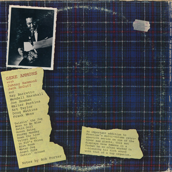 Gene Ammons - The Gene Ammons Story: Organ Combos | Prestige (P-24071) - 4 Gene Ammons - The Gene Ammons Story: Organ Combos | Prestige (P-24071) - 4