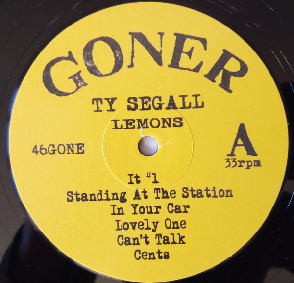 Ty Segall - Lemons | Goner Records (46GONE) - 3