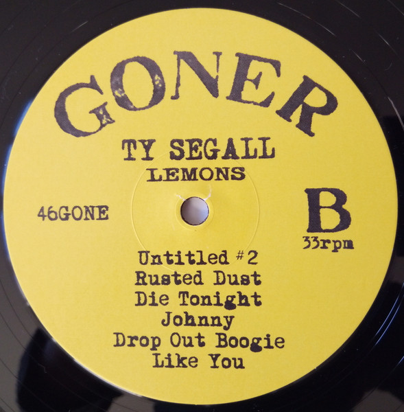Ty Segall - Lemons | Goner Records (46GONE) - 4