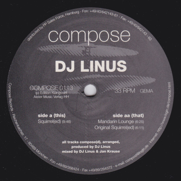DJ Linus - EP 3 | Compose Records (COMPOSE 0113)