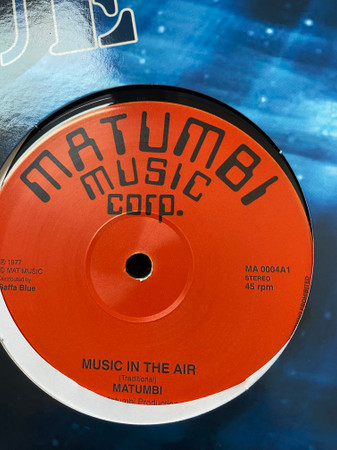 Matumbi - Music In The Air / Guide Us | Matumbi Music Corp (MA 0004)