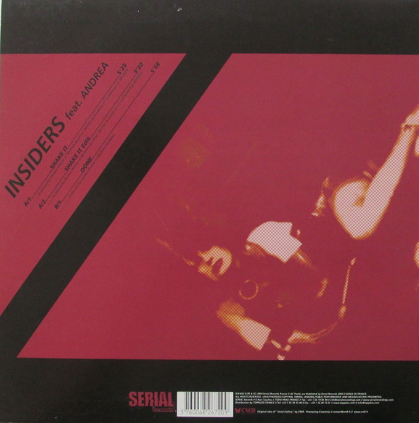 Insiders Feat. Andrea - Shake It | Serial Records (SER042)