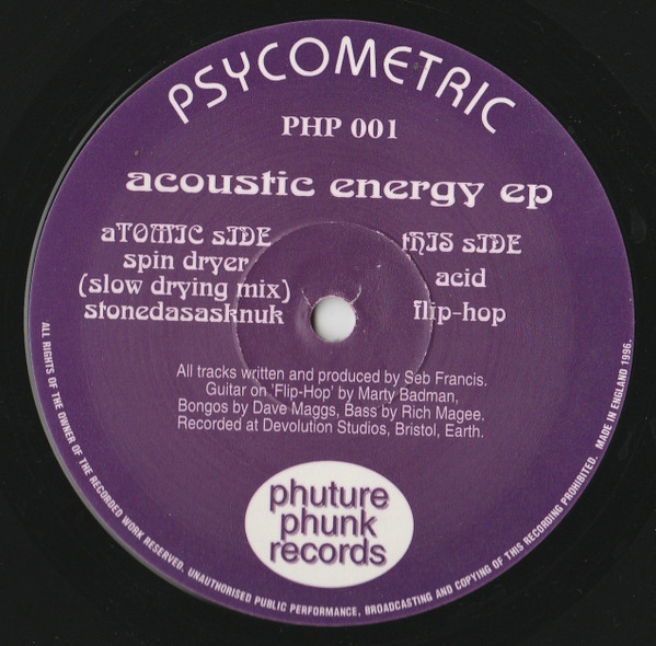 Psycometric - Acoustic Energy EP | Phuture Phunk Records (PHP 001)
