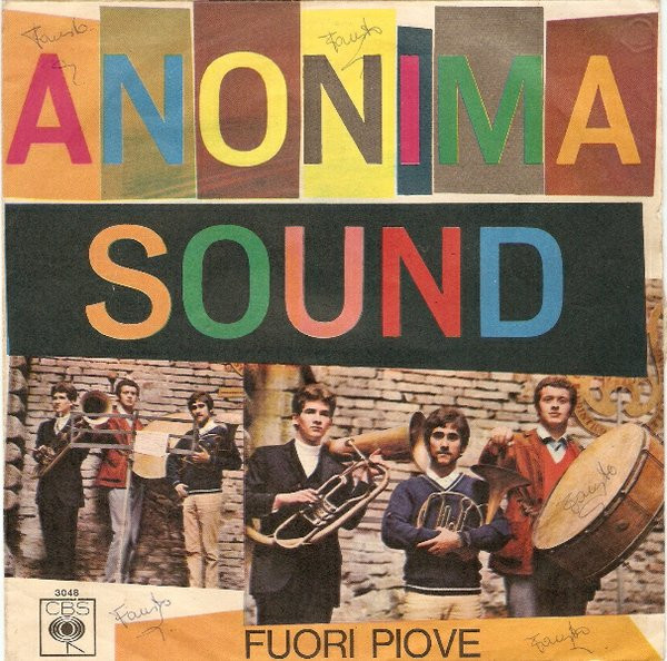 Anonima Sound - Fuori Piove | CBS (CBS 3048) Anonima Sound - Fuori Piove | CBS (CBS 3048)