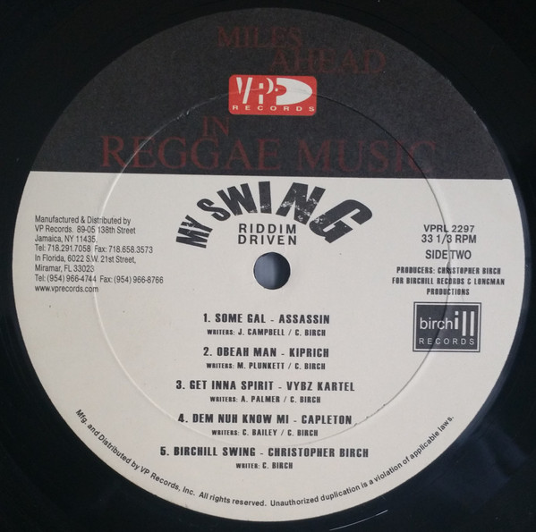 Various - My Swing | VP Records (VPRL2297) - 3
