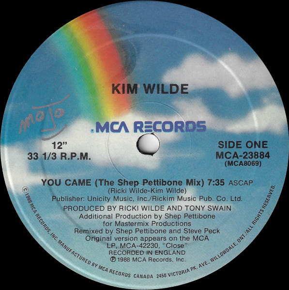 Kim Wilde - You Came (12") [Vinyl] | MCA Records (MCA-23884) - 3