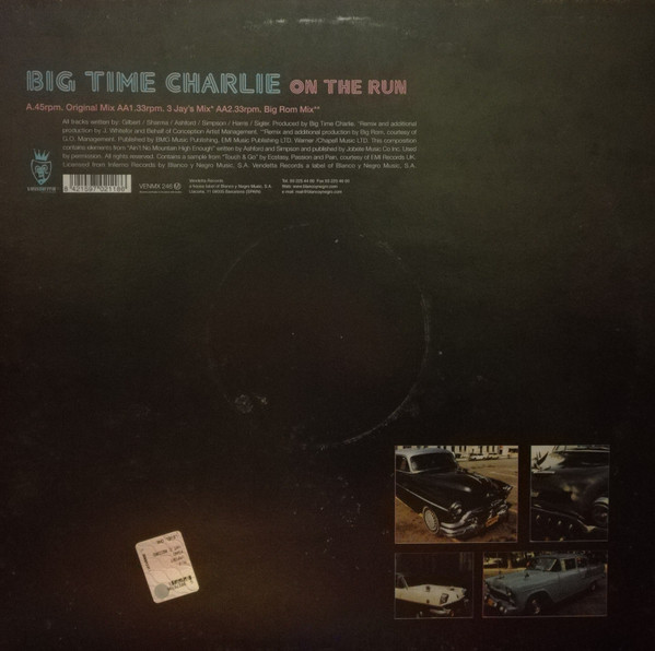 Big Time Charlie - On The Run | Vendetta Records (VENMX 246)