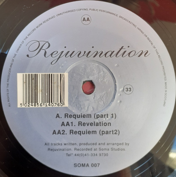 Rejuvination - Requiem | Soma Quality Recordings (SOMA 007) - main
