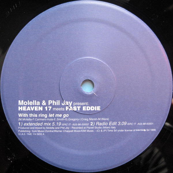 Molella & Phil Jay Present Heaven 17 Meets Fast Eddie - With This Ring Let Me Go | TIME (TIME 114) - 3