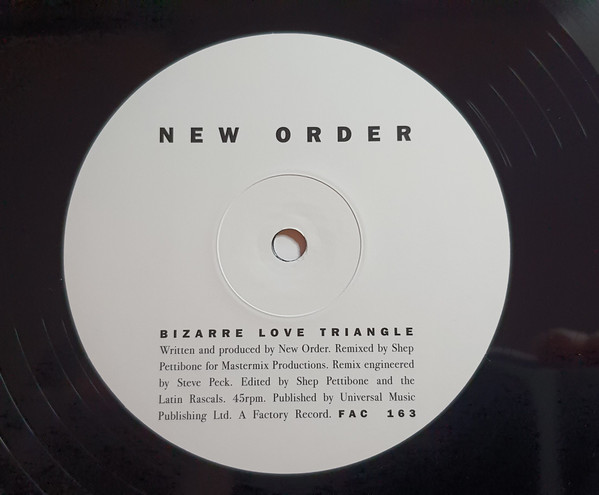 New Order - Bizarre Love Triangle | Factory (FAC 163) - 4