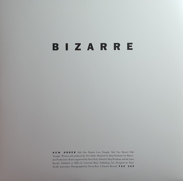 New Order - Bizarre Love Triangle | Factory (FAC 163) - 3