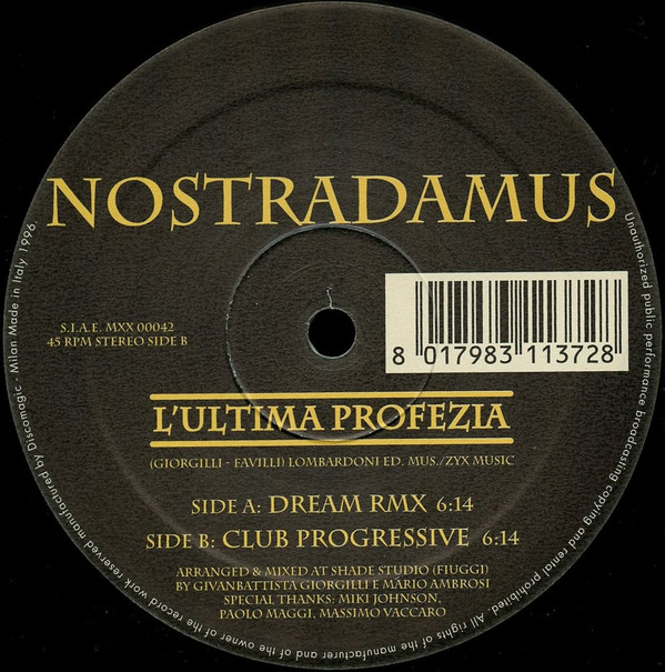Nostradamus - L'Ultima Profezia | Metrotraxx (MXX 00042) - 3