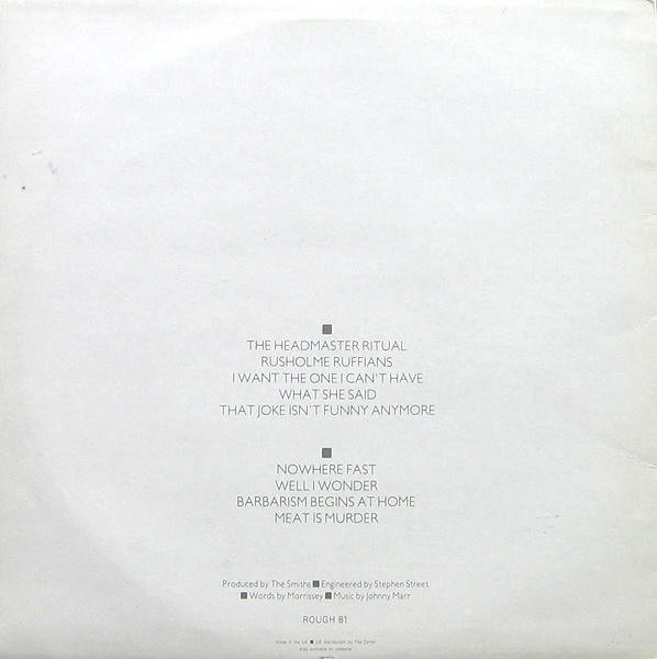 The Smiths - Meat Is Murder | Rough Trade (ROUGH 81) - 2 The Smiths - Meat Is Murder | Rough Trade (ROUGH 81) - 2