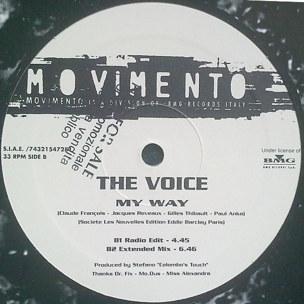 The Voice - Change Partners / My Way | Movimento (74321547281) - main