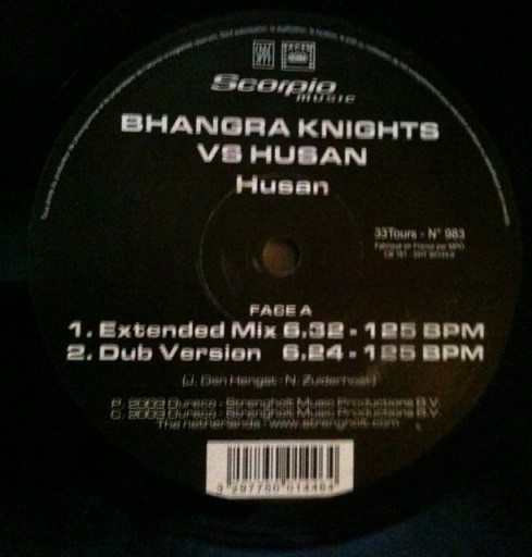 Bhangra Knights vs. Husan - Husan | Scorpio Music (SHT S0144-6)
