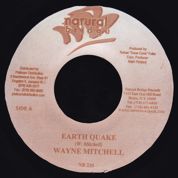 Wayne Mitchell - Earth Quake | Natural Bridge (NB 235)