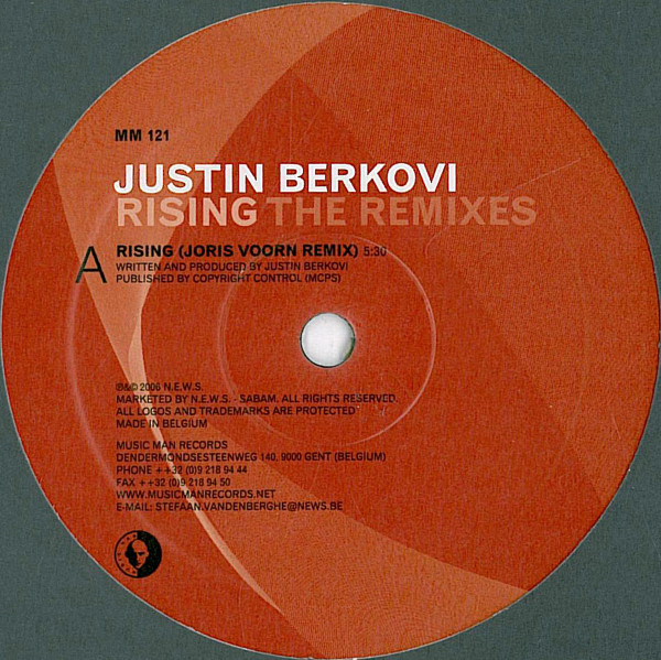 Justin Berkovi - Rising (The Remixes) | Music Man Records (MM 121)