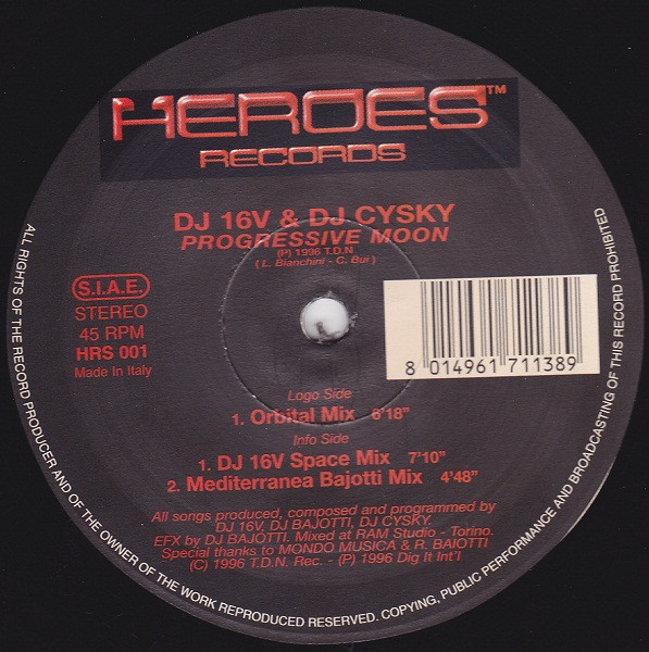 DJ 16V & Cisky - Progressive Moon | Heroes Records (HRS 001) - 2 DJ 16V & Cisky - Progressive Moon | Heroes Records (HRS 001) - 2