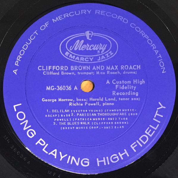 Clifford Brown And Max Roach - Clifford Brown And Max Roach | EmArcy (MG 36036) - 3